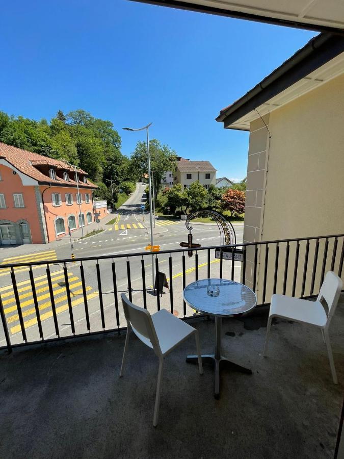 La Belle-Croix Hotell Romont Eksteriør bilde